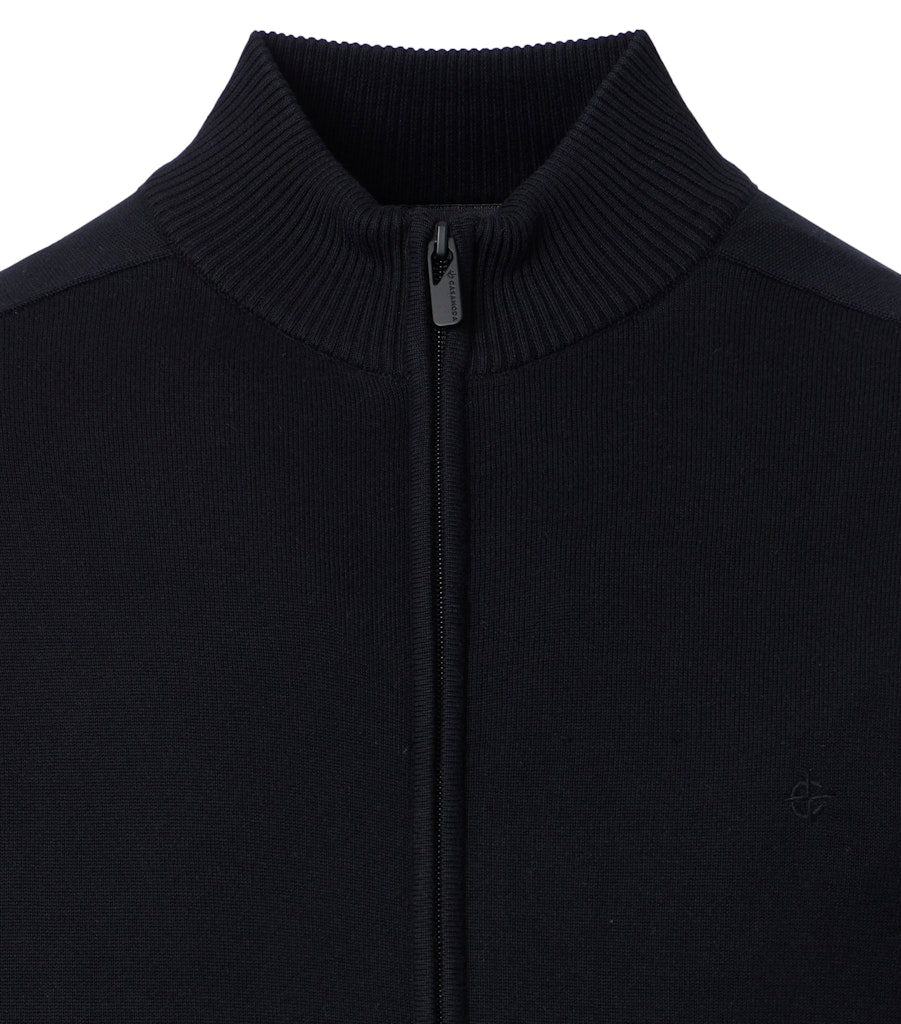 Casa Moda Herren Strickjacken Schwarz