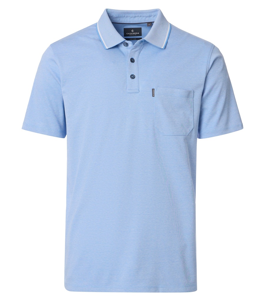 Casa Moda Herren Polo-Shirts Blau