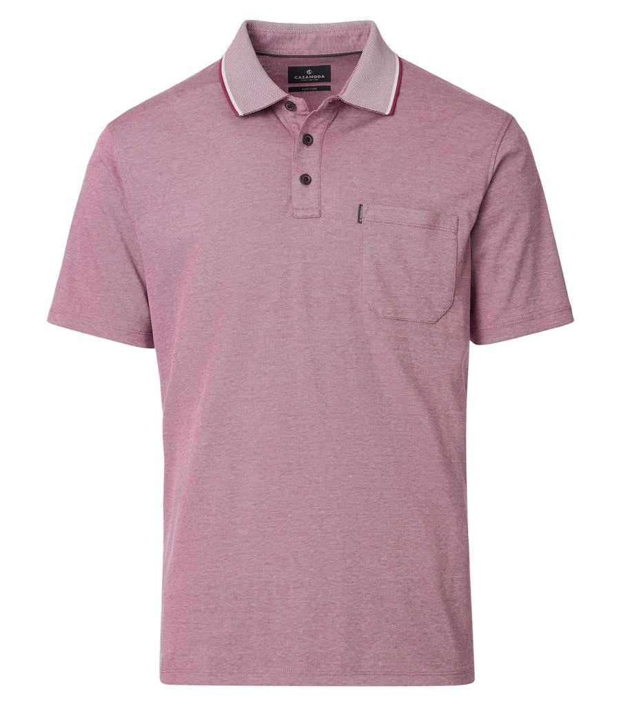 Casa Moda Herren Polo-Shirts  Rot