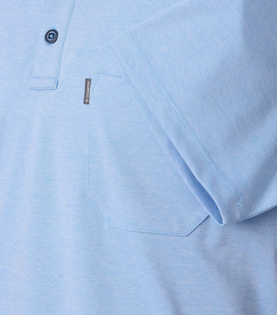 Casa Moda Herren Polo-Shirts Blau