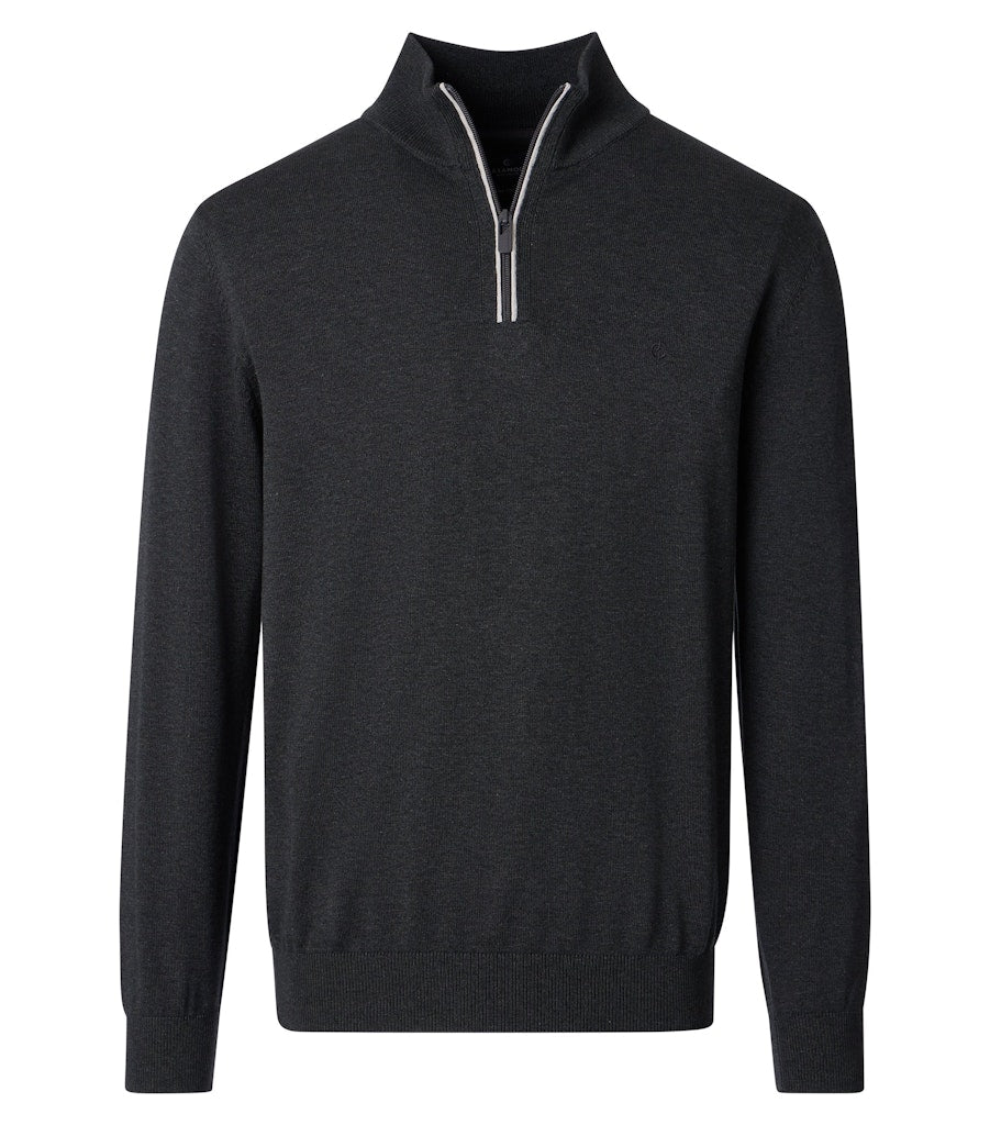 Casa Moda Herren Pullover  Anthrazit
