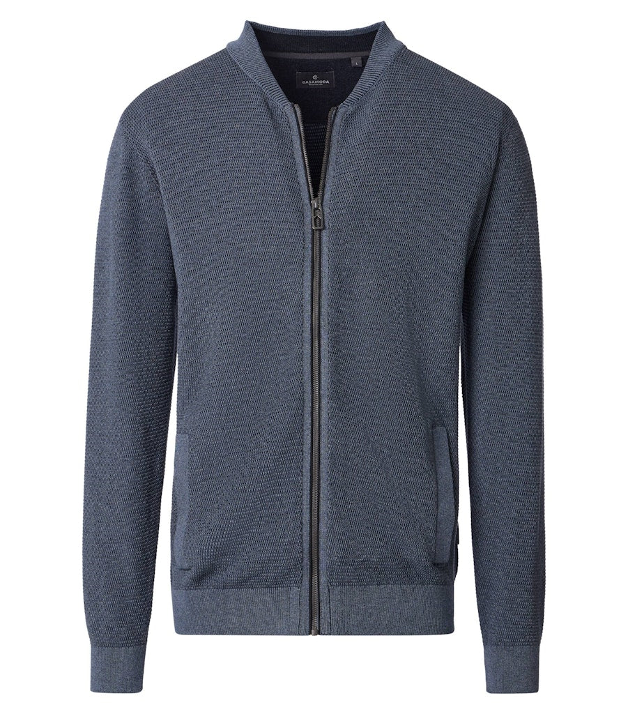 Casa Moda Herren Strickjacken  Silber