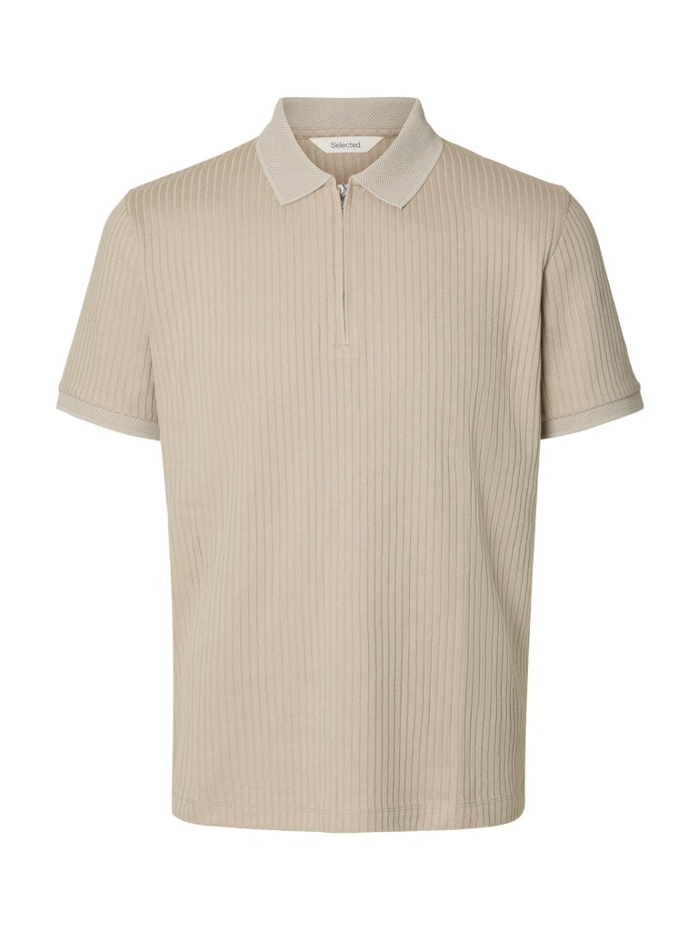 Selected homme Herren Polo-Shirts  Oatmeal