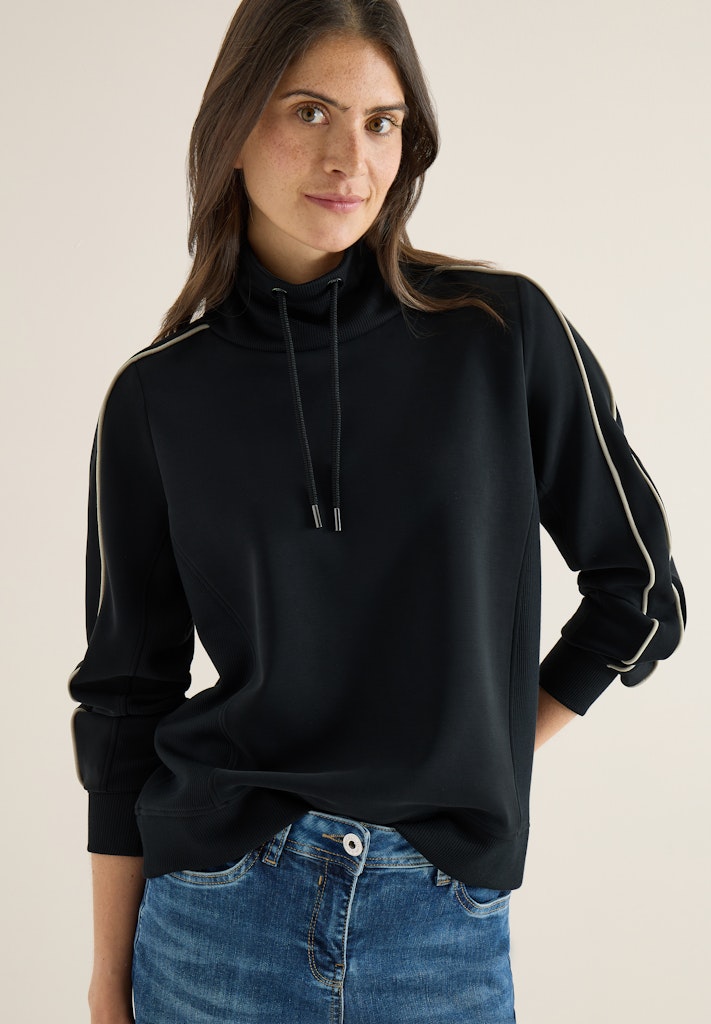 Cecil Damen Pullover  Black