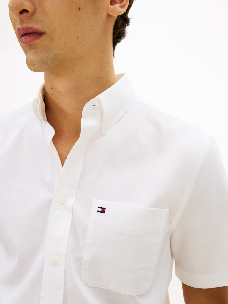 Tommy Hilfiger Herren T-Shirts kurz Ybr White