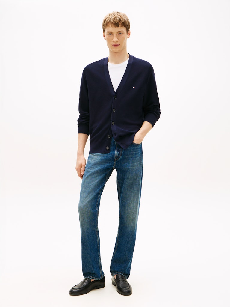 Tommy Hilfiger Herren Pullover Dw Blue