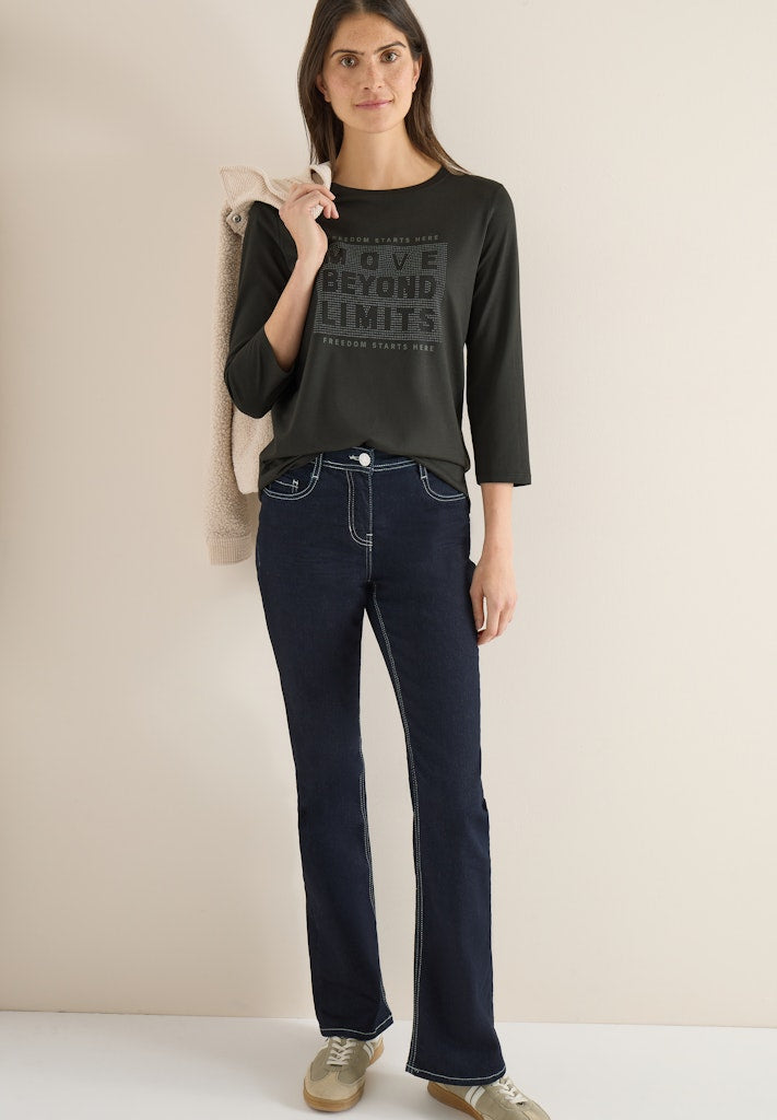 Cecil Damen T-Shirts Raw Khaki