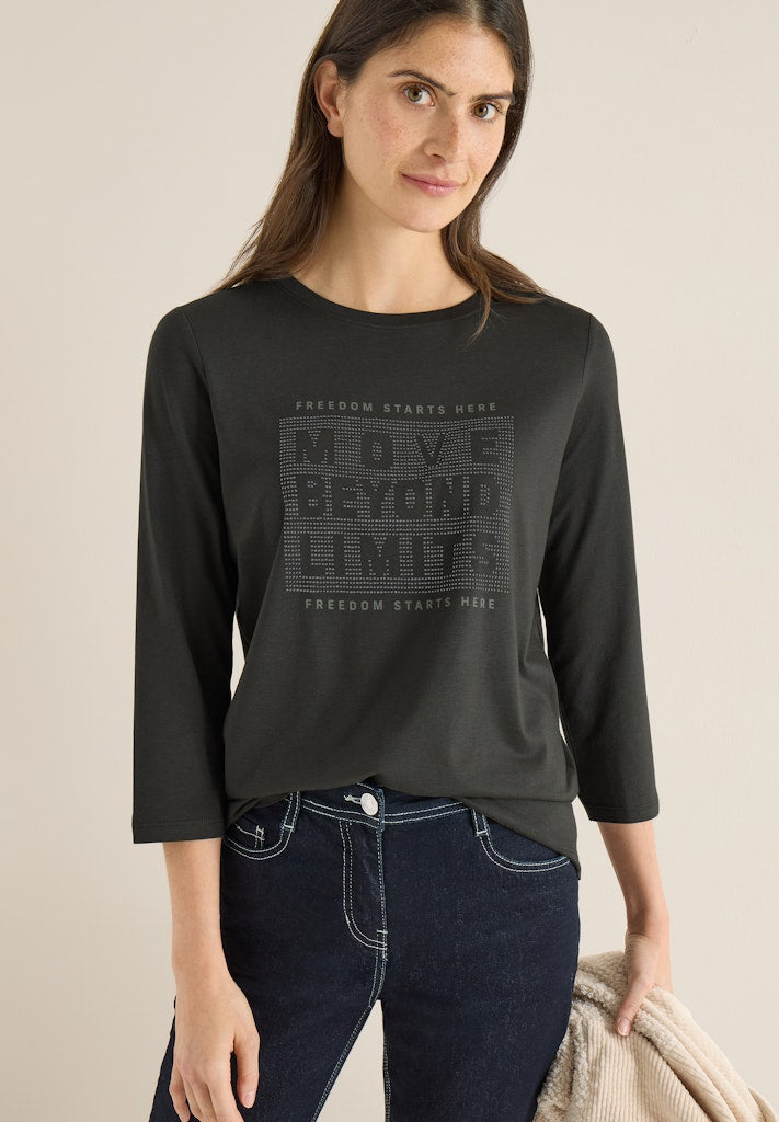 Cecil Damen T-Shirts  Raw Khaki