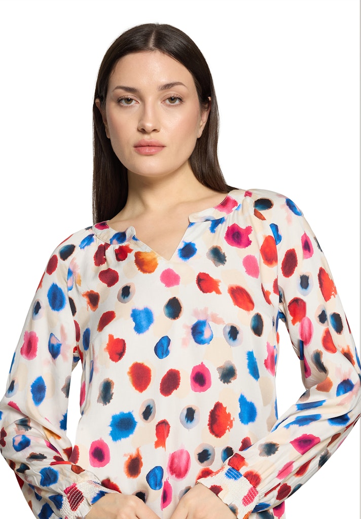 Cartoon Damen Blusen Nature/Red