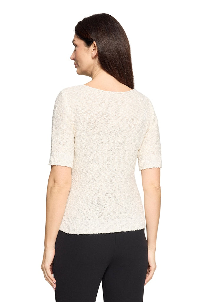 Betty & Co Damen Pullover Cream/Gold