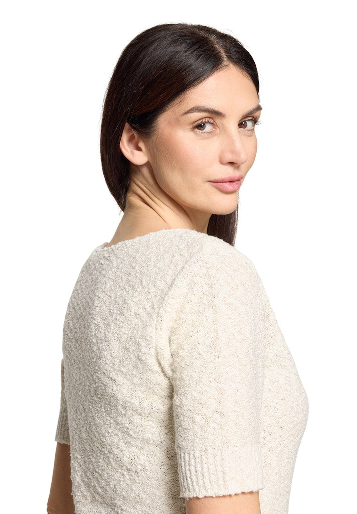 Betty & Co Damen Pullover Cream/Gold