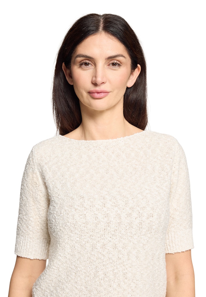 Betty & Co Damen Pullover Cream/Gold