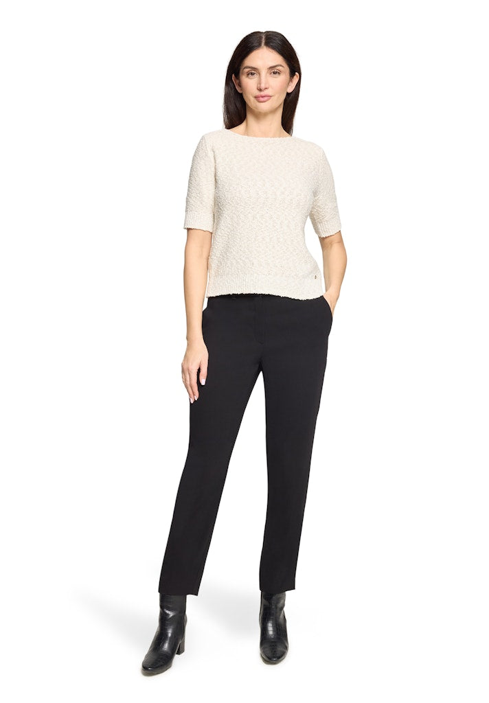 Betty & Co Damen Pullover Cream/Gold