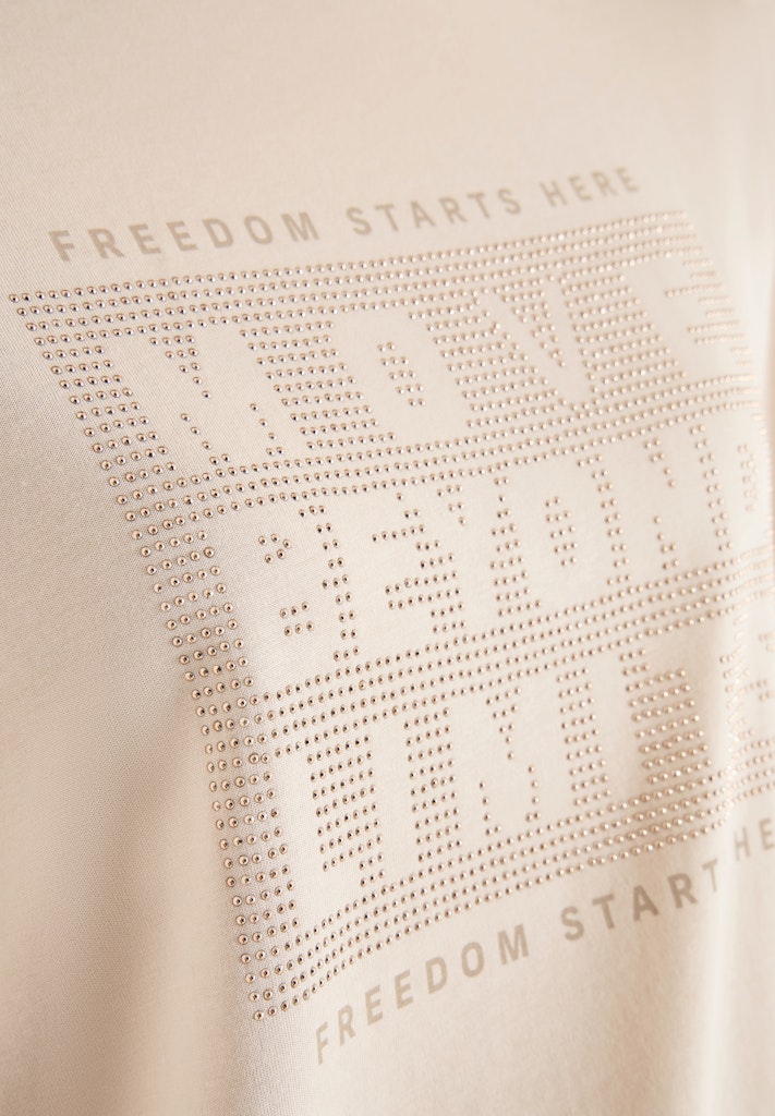 Cecil Damen T-Shirts  Pearl Bei