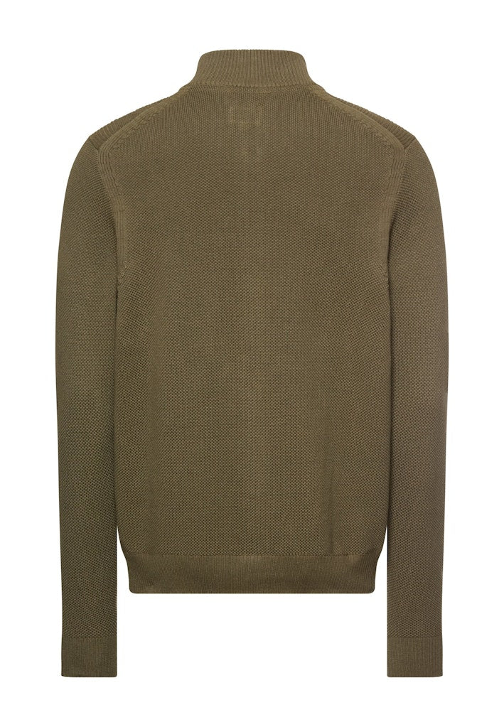 Camel active Herren Strickjacken  Deep Olive