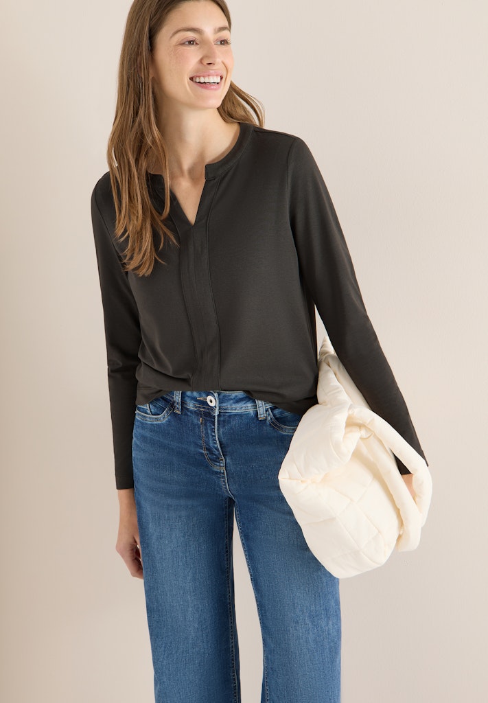 Cecil Damen T-Shirts Raw Khaki