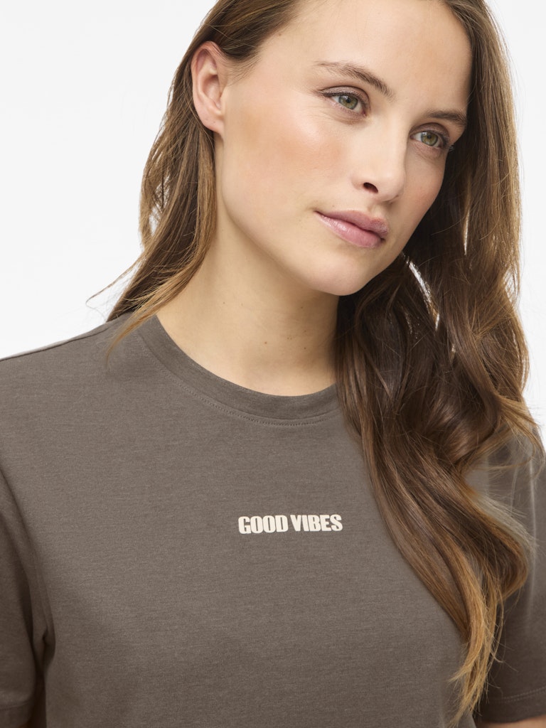 Vila Damen T-Shirts Falcon/Good Vib