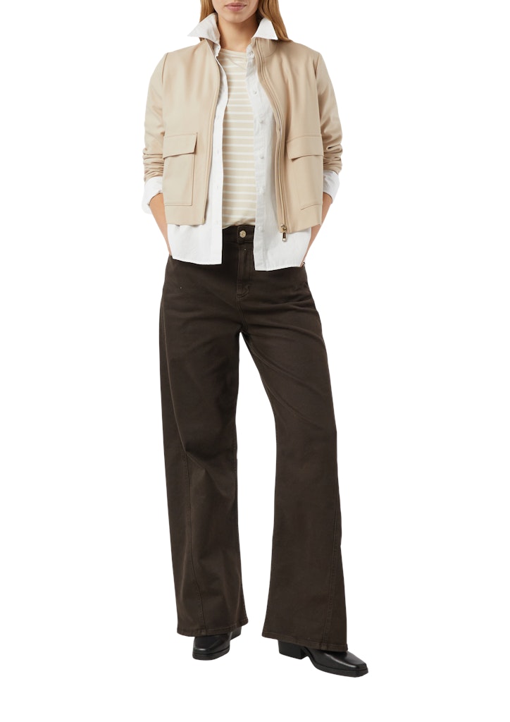Comma Damen T-Shirts Brown