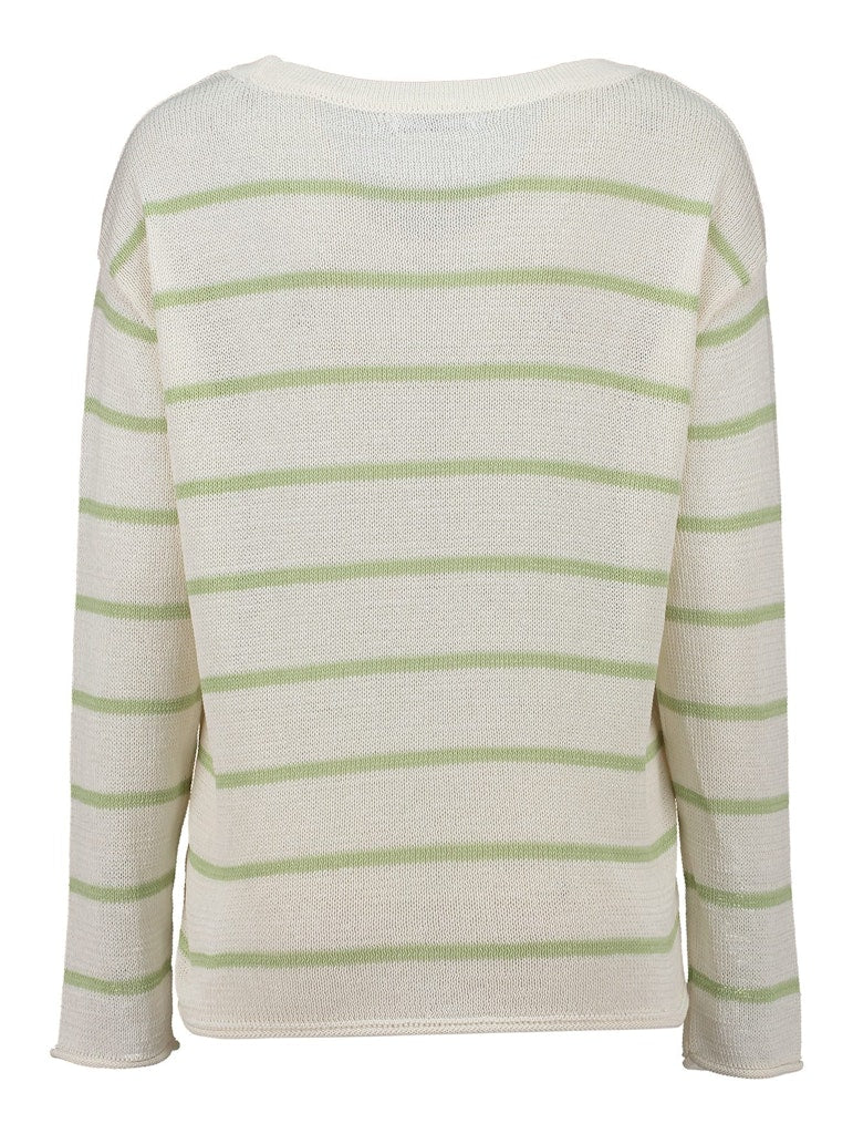 Haily's Damen Pullover Cream/Matcha St