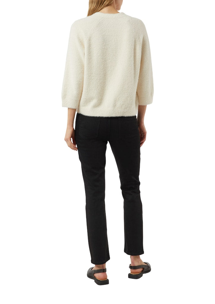 Comma Damen Strickjacken White