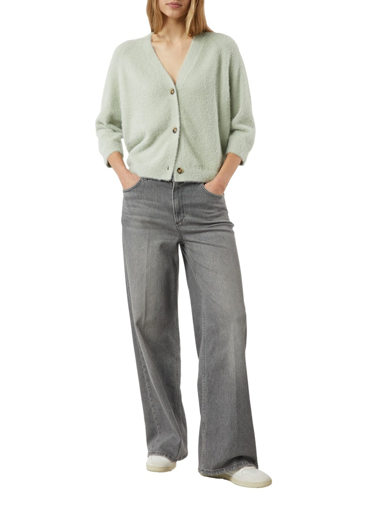 Comma Damen Strickjacken Blue Green