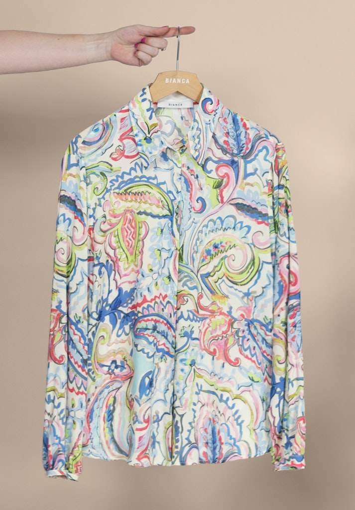 Bianca Damen Blusen Blue Mix