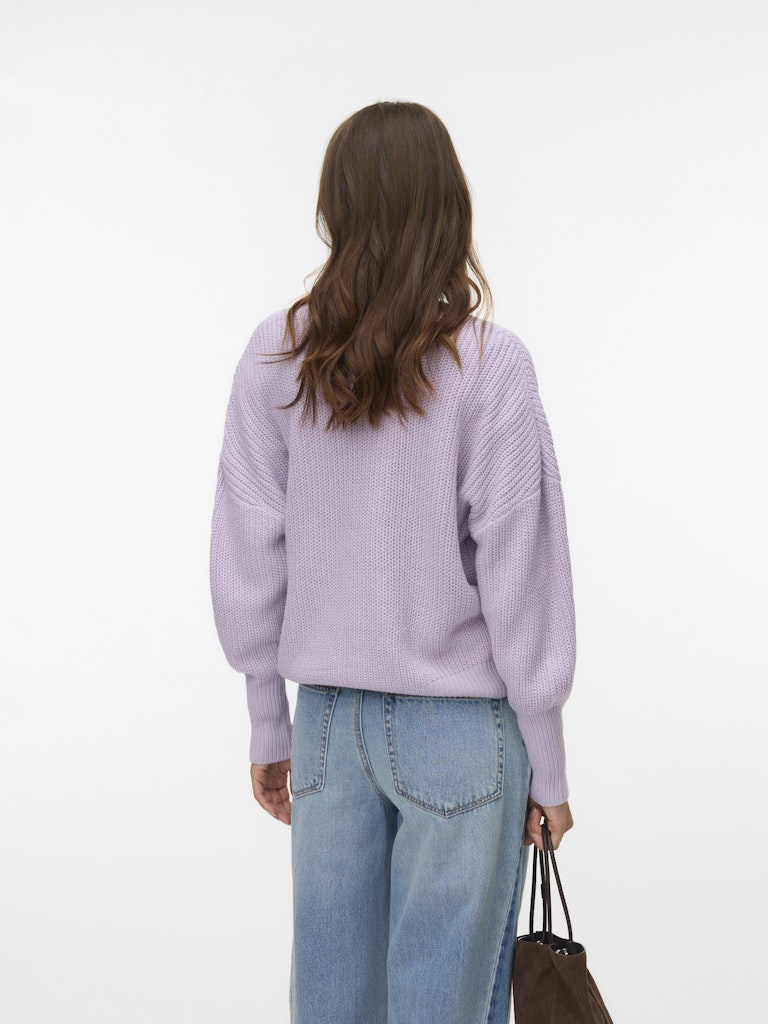 Vero Moda Damen Strickjacken Pastel Lilac