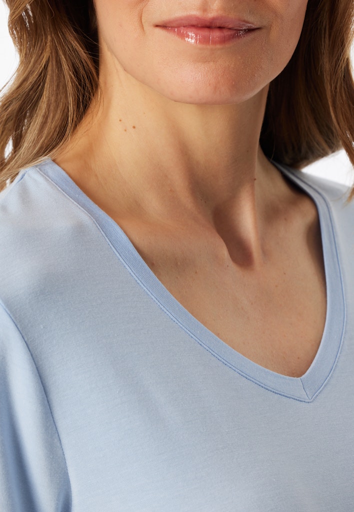 Schiesser Nachthemd Hellblau