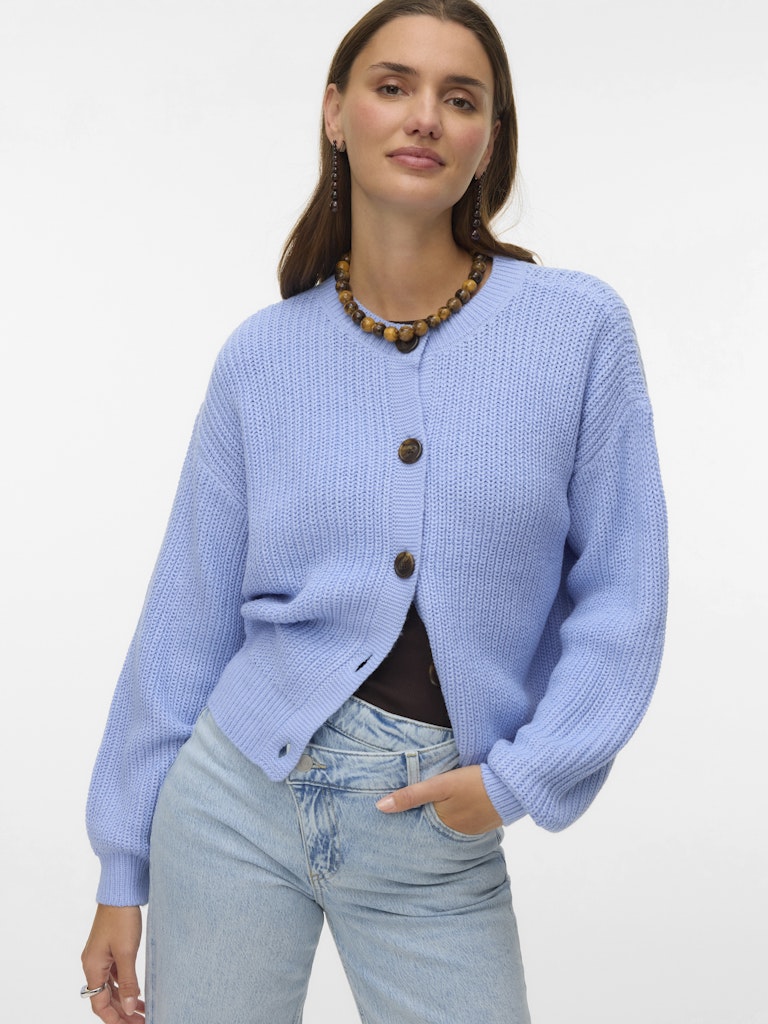 Vero Moda Damen Strickjacken Brunnera Blue