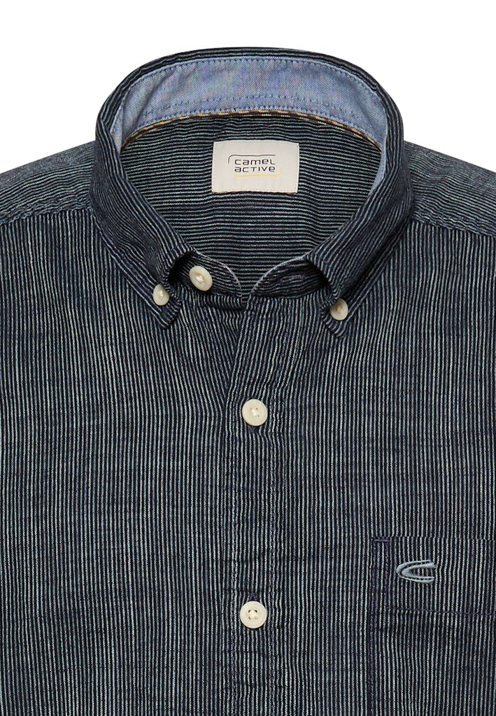 Camel active Herren Hemden kurz  Dark Navy