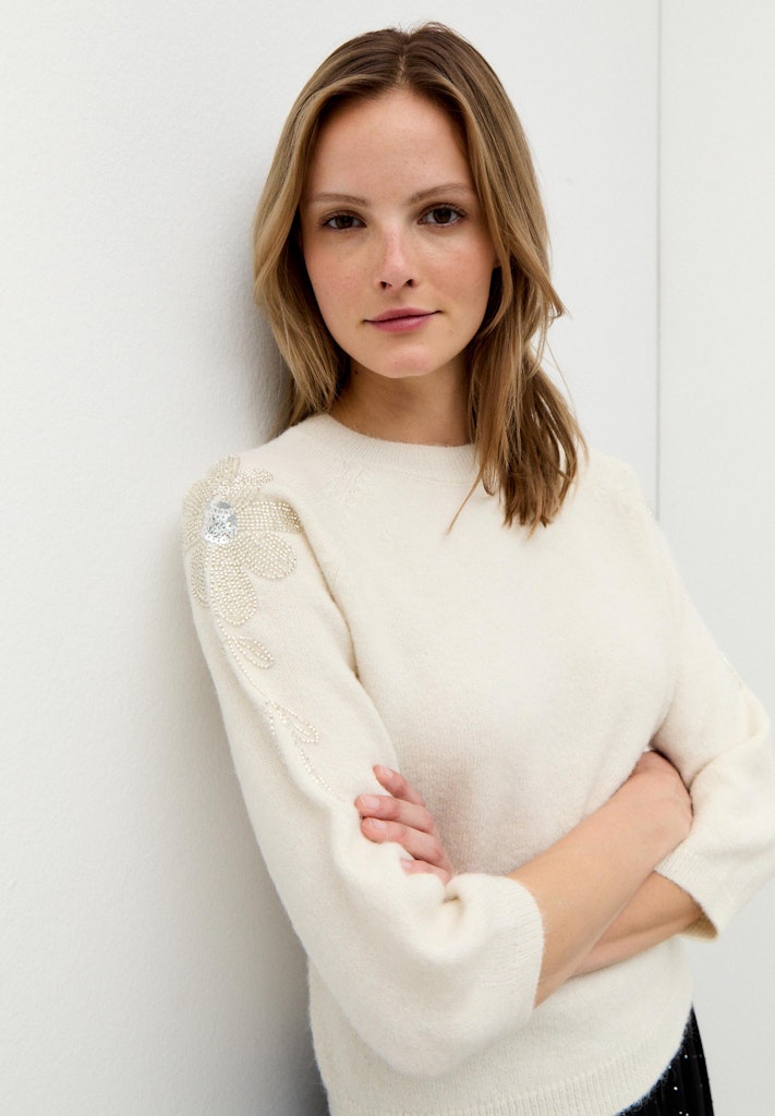 More & More Damen Pullover  Powder Cre