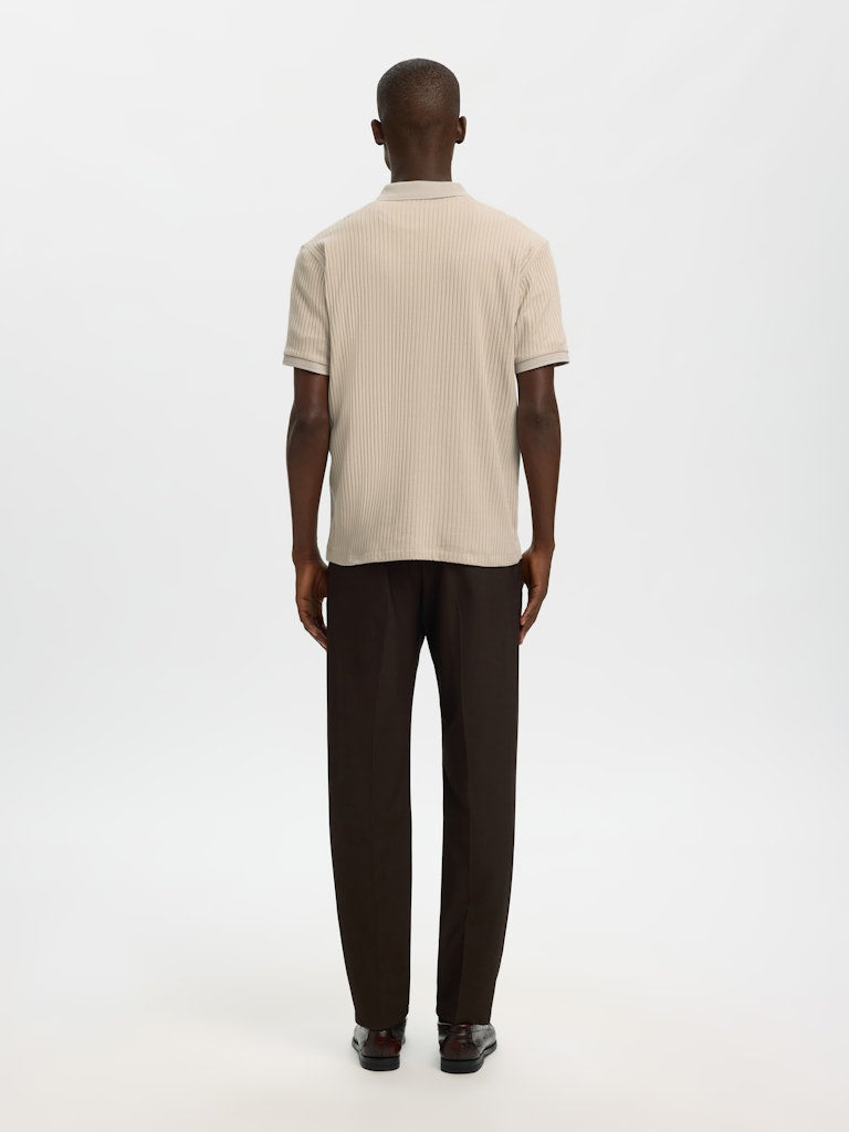 Selected homme Herren Polo-Shirts  Oatmeal
