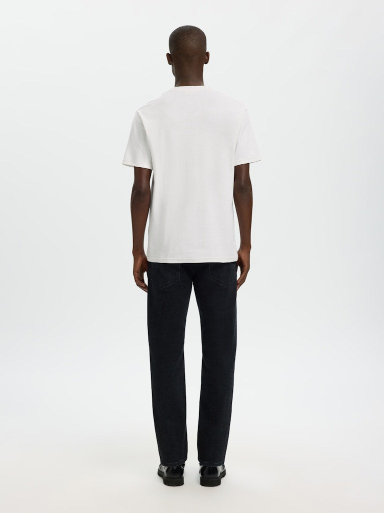 Selected homme Herren T-Shirts kurz Bright W