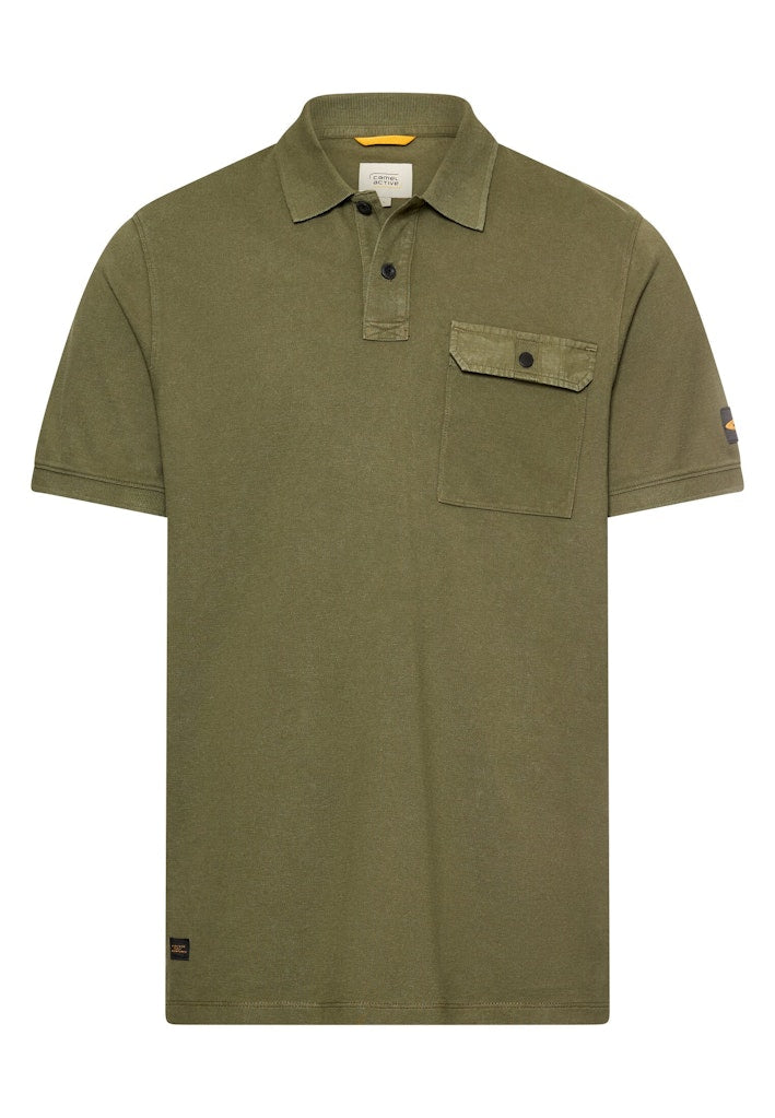 Camel active Herren Polo-Shirts  Deep Olive