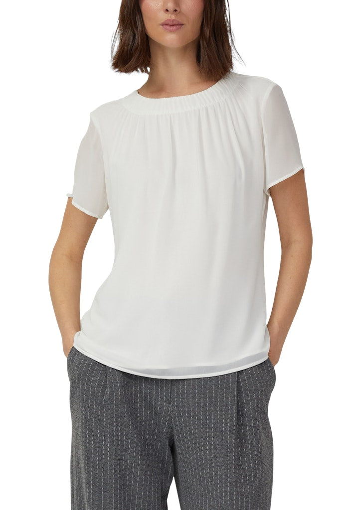 S. Oliver black Damen Blusen White