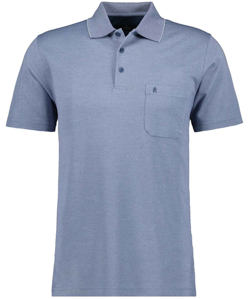 Ragman Herren Polo-Shirts  Marine Mel