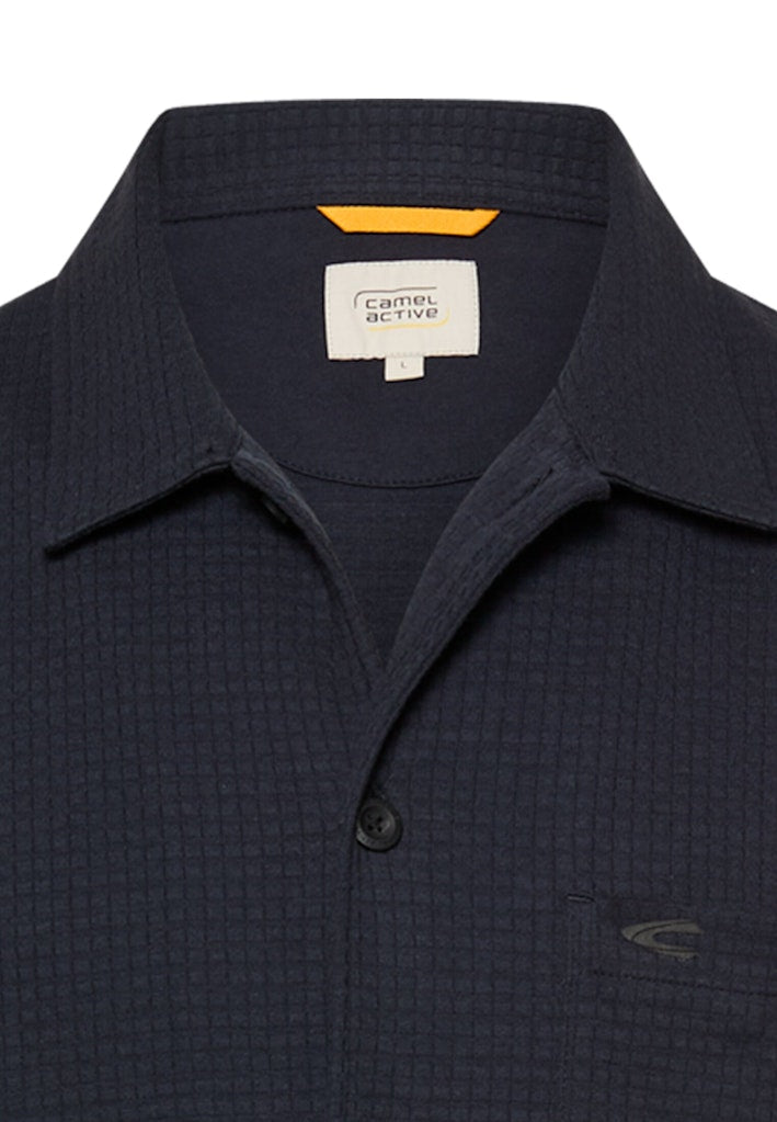 Camel active Herren Hemden kurz  Dark Navy