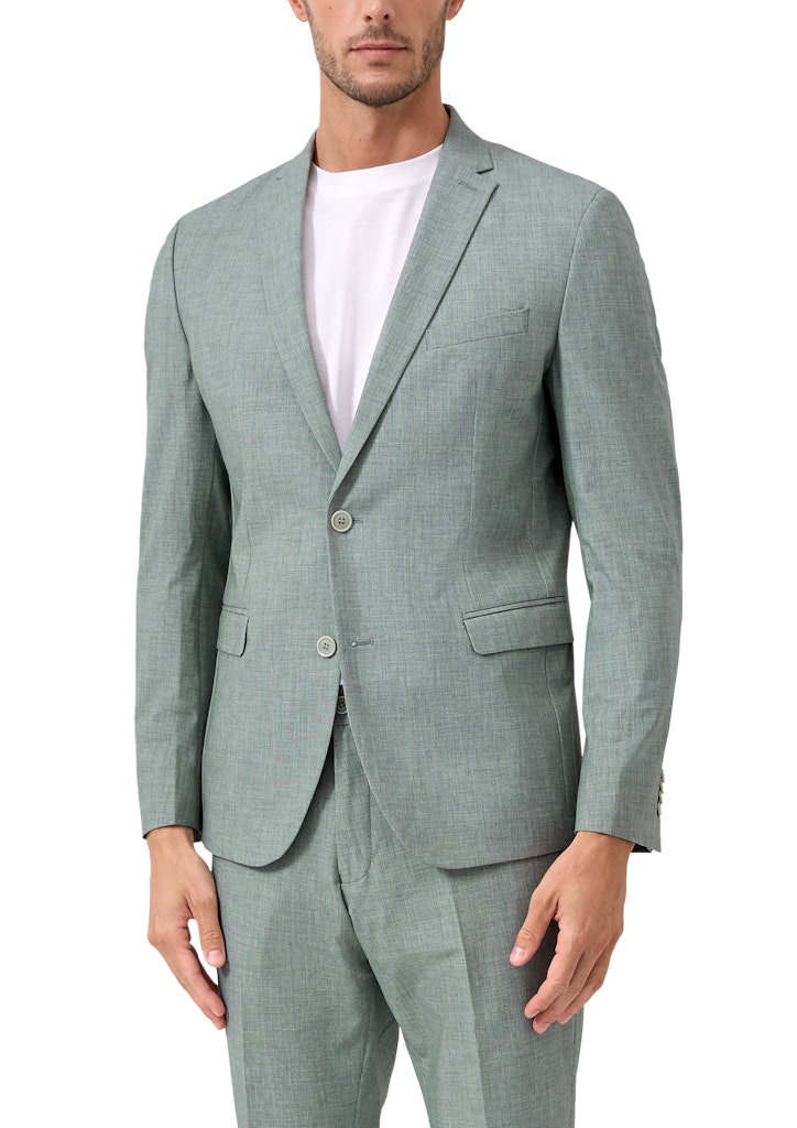 S. Oliver black Herren Sakkos Green