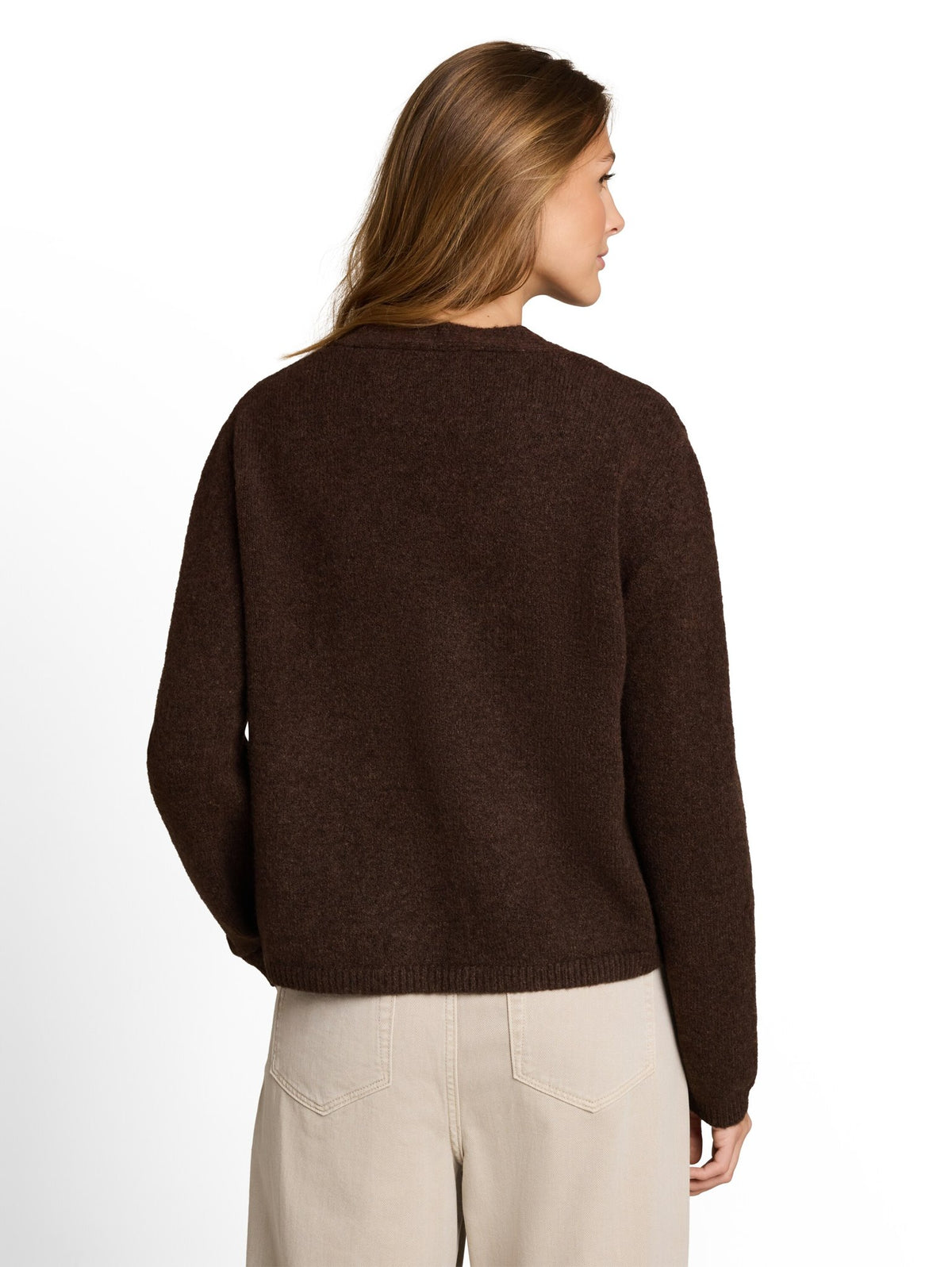 Tom Tailor denim Damen Strickjacken Cool Dark Brown