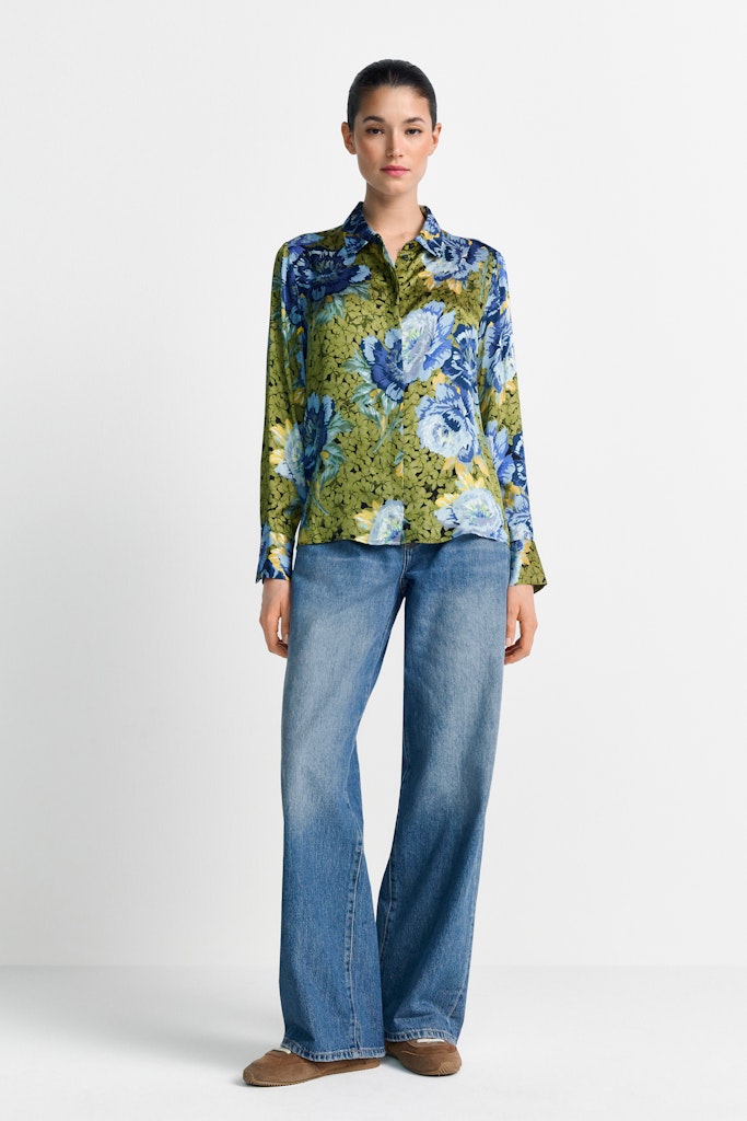 Rich & Royal Damen Blusen Urban Lime