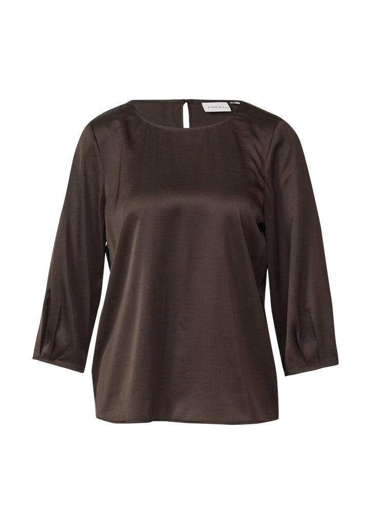 Comma Damen Blusen Brown