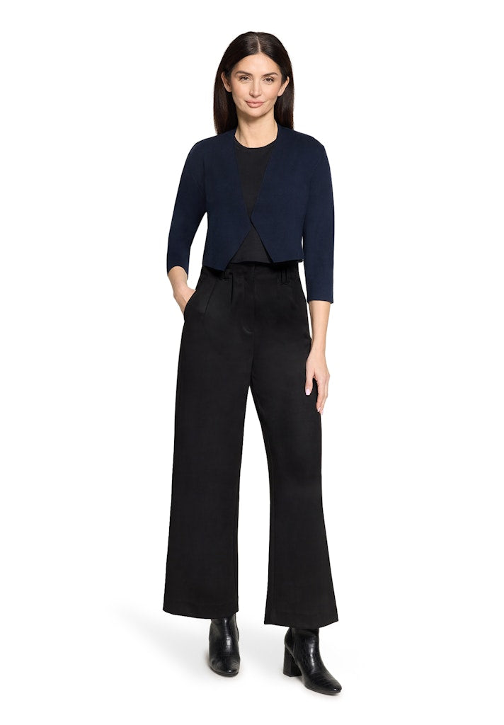 Betty & Co Damen Strickjacken Navy Blue