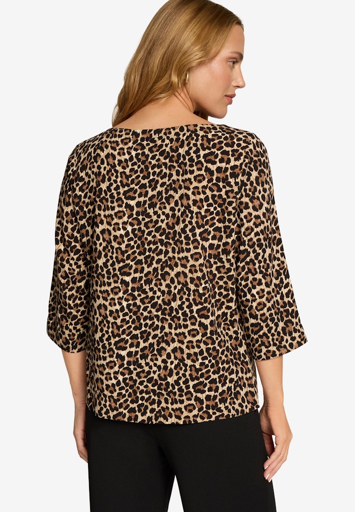 Zero Damen Blusen Beigeblack