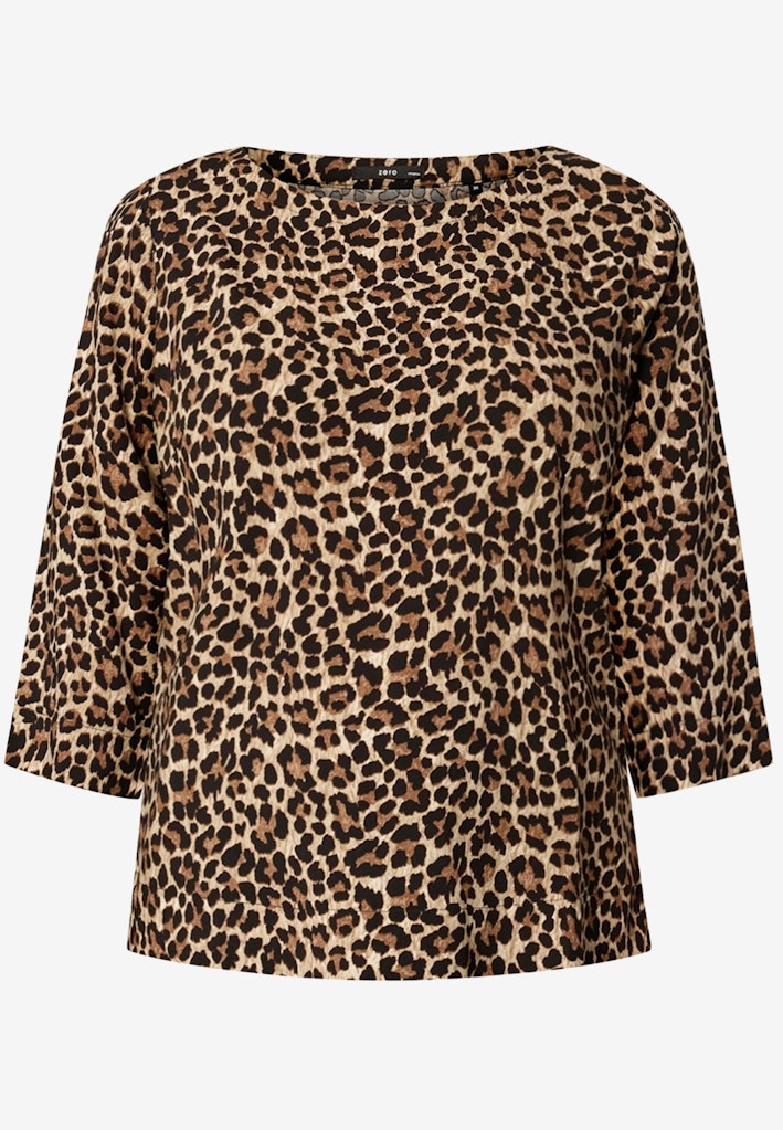 Zero Damen Blusen Beigeblack