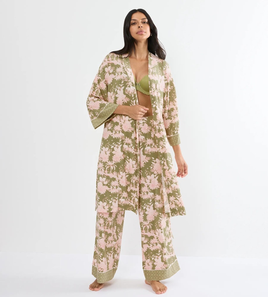 Triumph Bademantel Green Comb