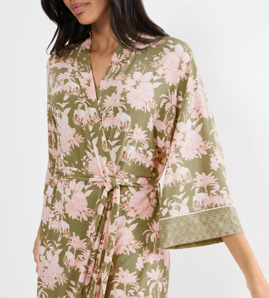 Triumph Bademantel  Green Comb