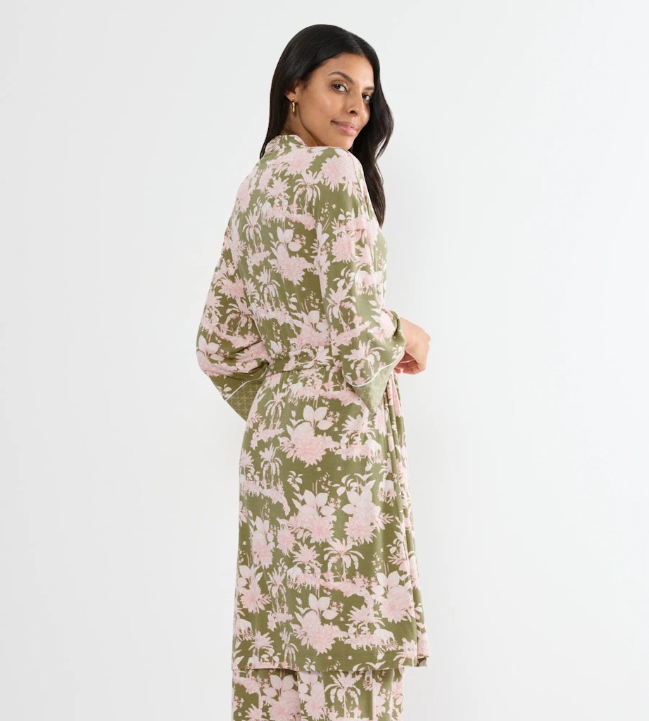 Triumph Bademantel Green Comb