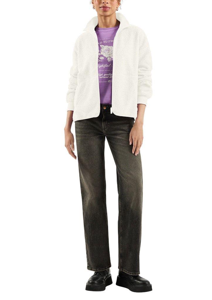 QS by S.Oliver Damen Sweatshirts White