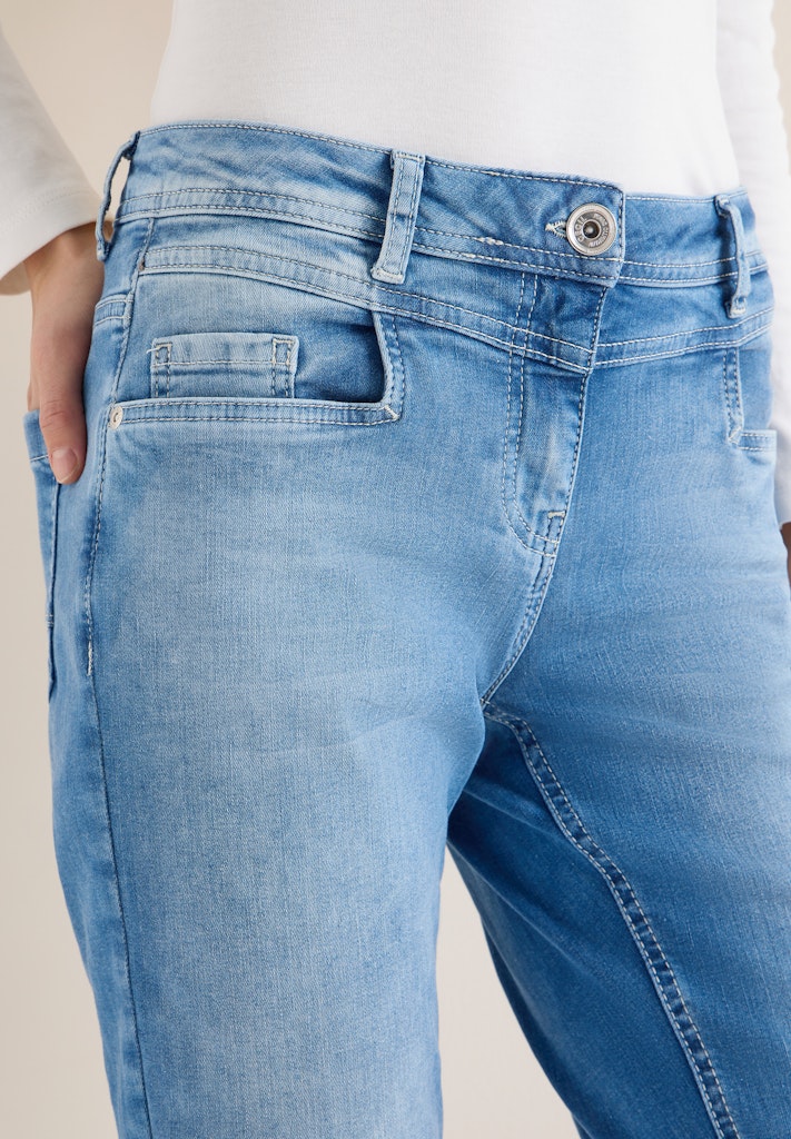 Cecil Damen Hosen Light Blu