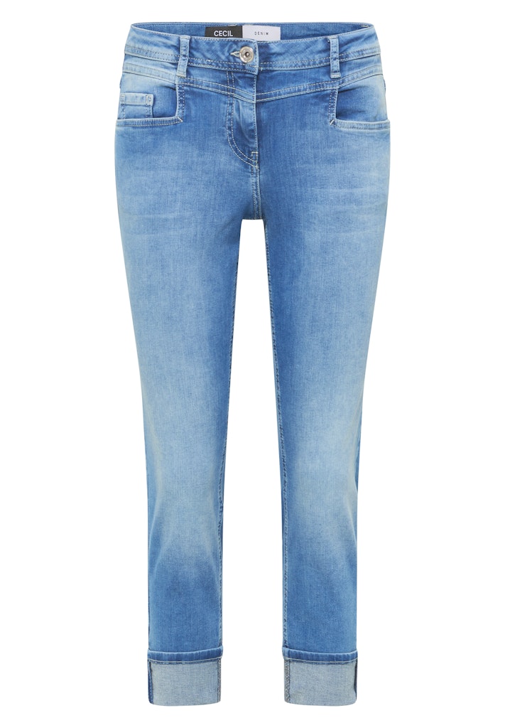 Cecil Damen Hosen  Light Blu